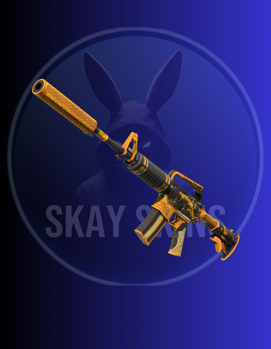 M4A1-S | Golden Coil (Well-Worn)